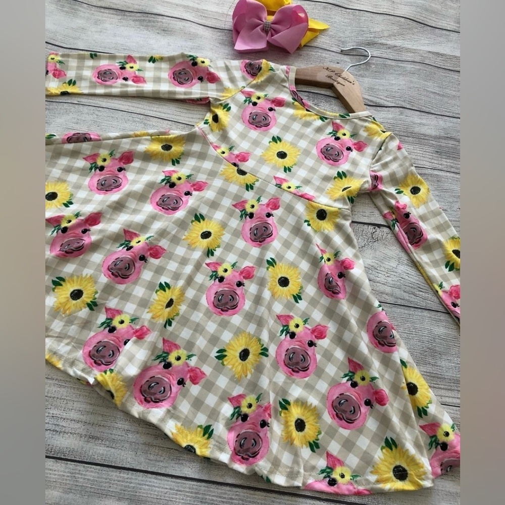 🛍️ NWT GIRLS PIG BOUTIQUE DRESS
